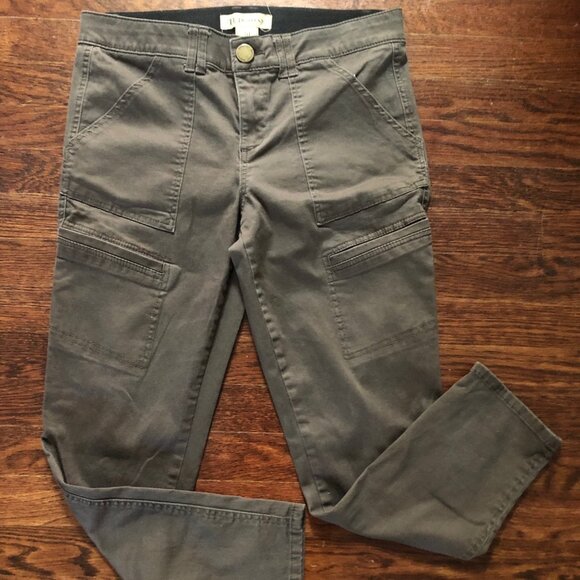 Democracy Ab Technology Women Stretchy Pants Size 10-Brown - Picture 2 of 6